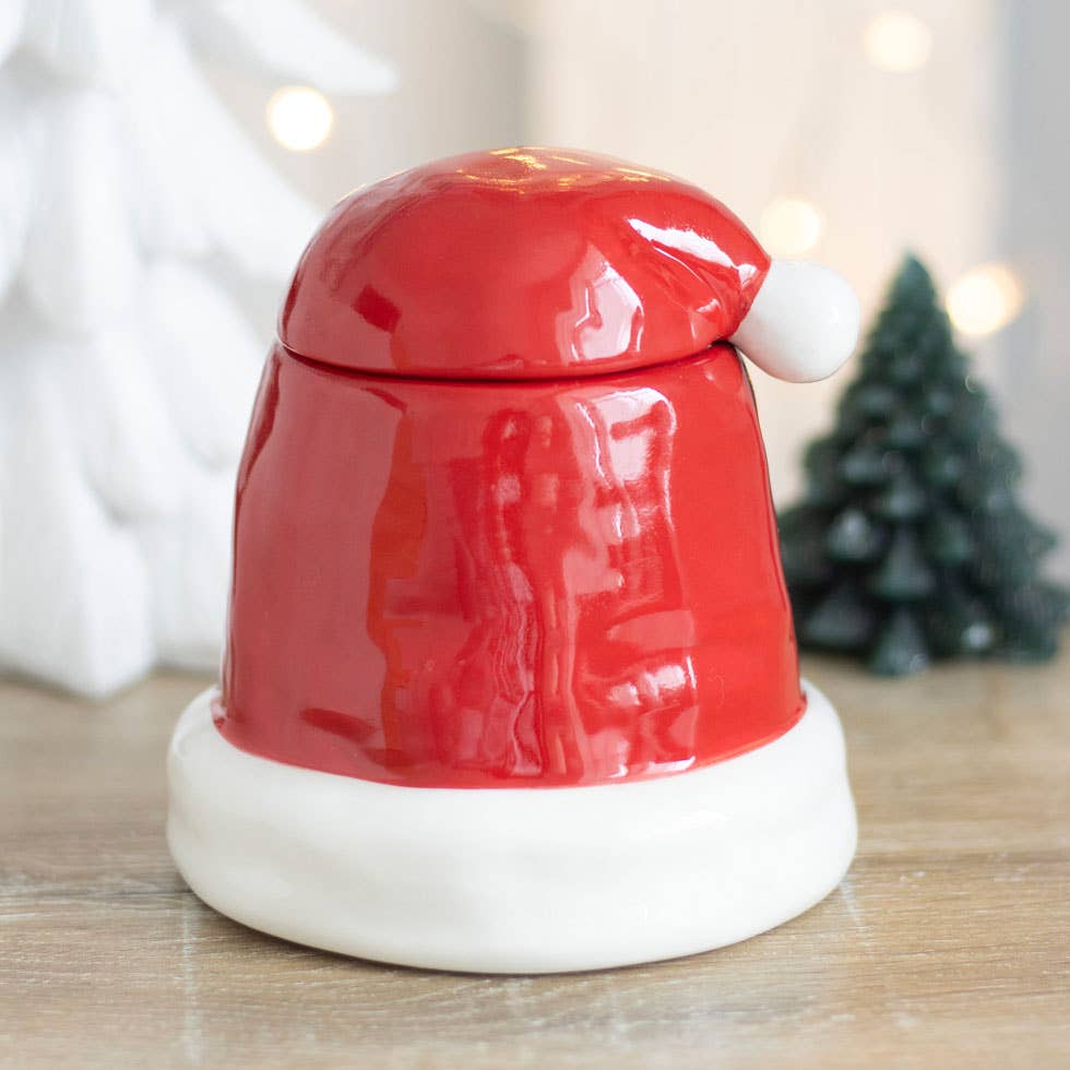 Brûleur chapeau de Noël rouge