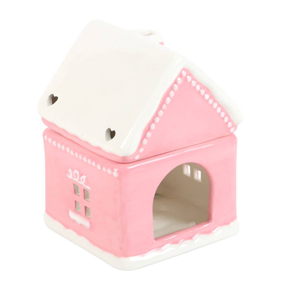 Brûleur de Noël Pink Gingerbread House