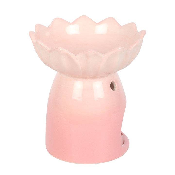 Brûleur en forme de nénuphar rose