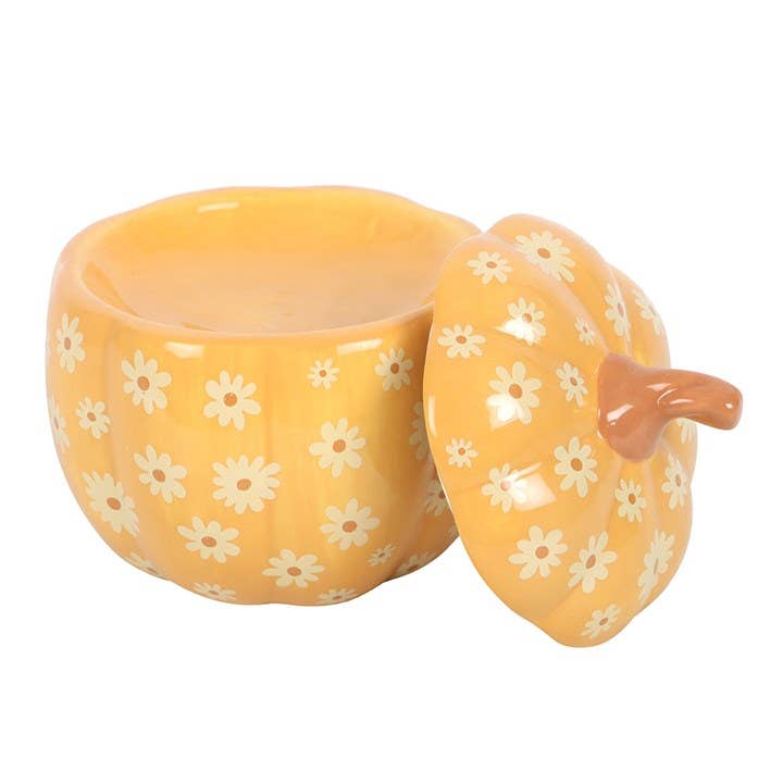 Brûleur citrouille florale groovy