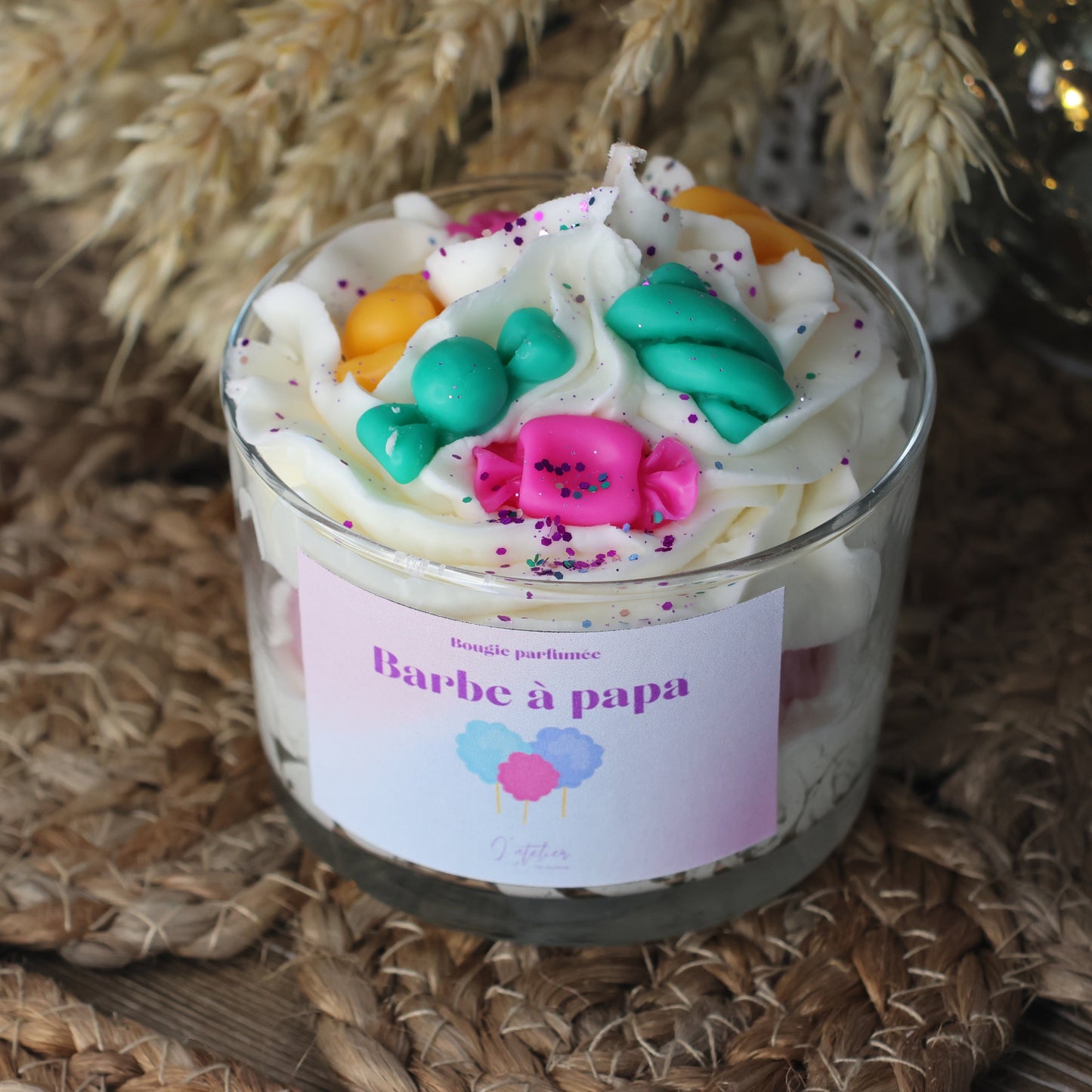 Bougie Barbe à Papa