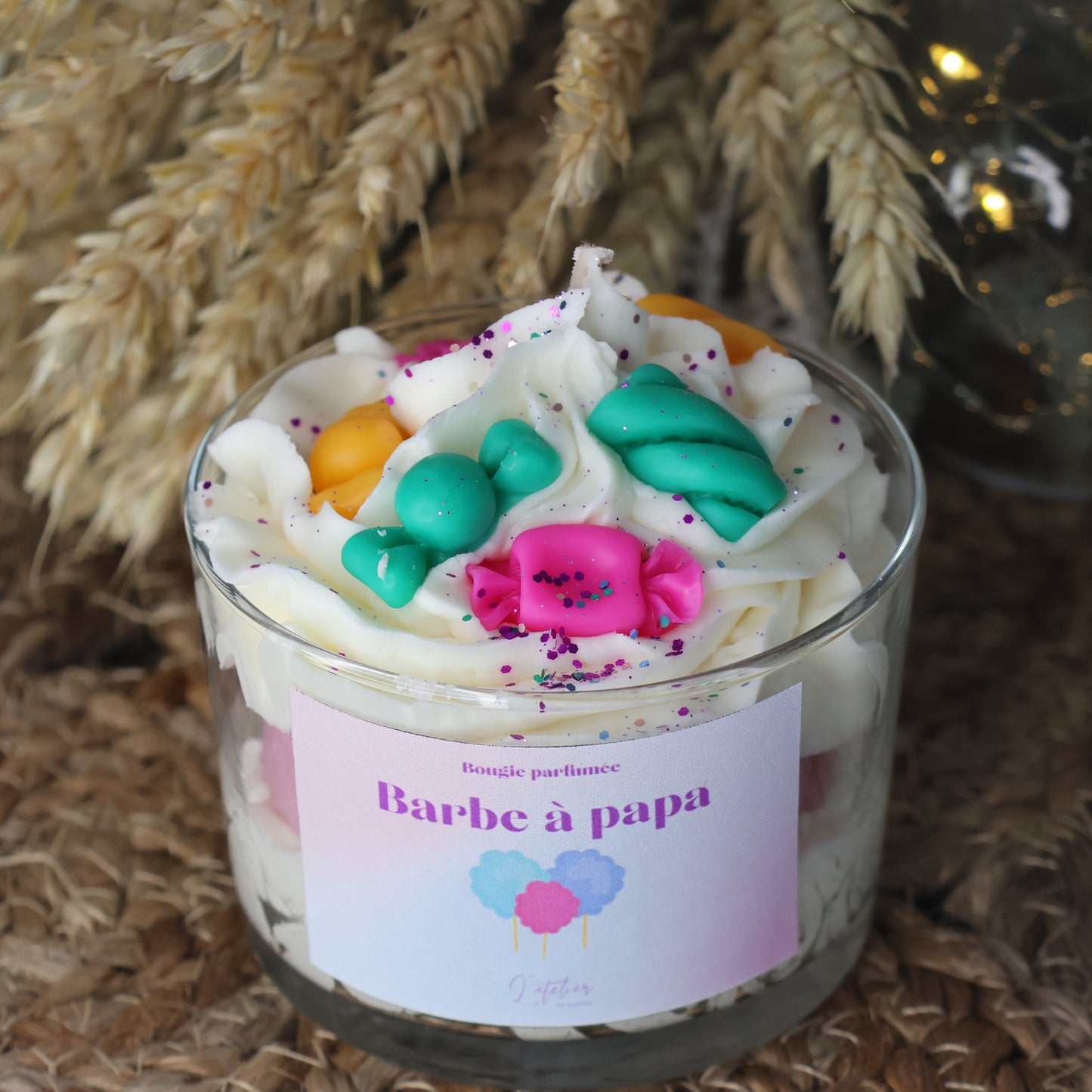 Bougie Barbe à Papa