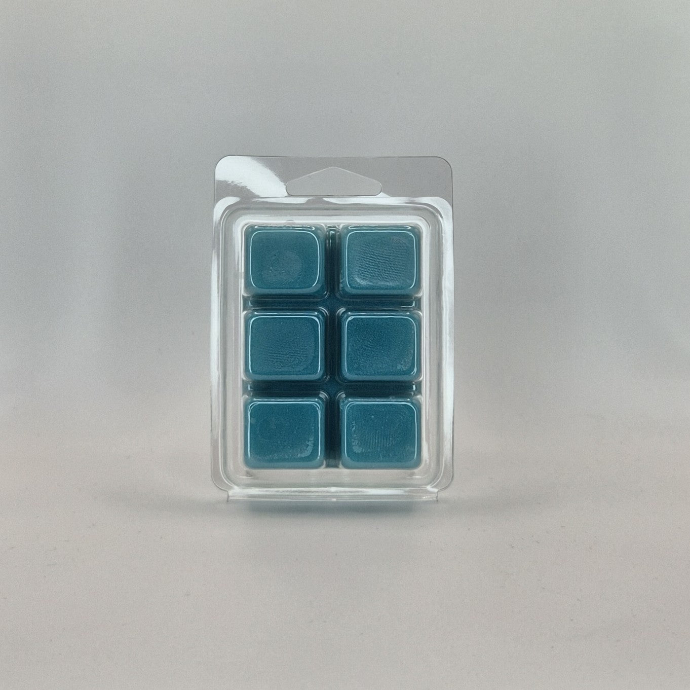 Fondant Clamshell parfumé de couleur bleu parfum Vanille des iles