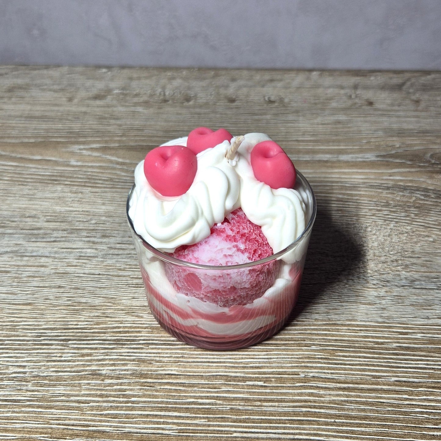 Bougie Sundae Cerise