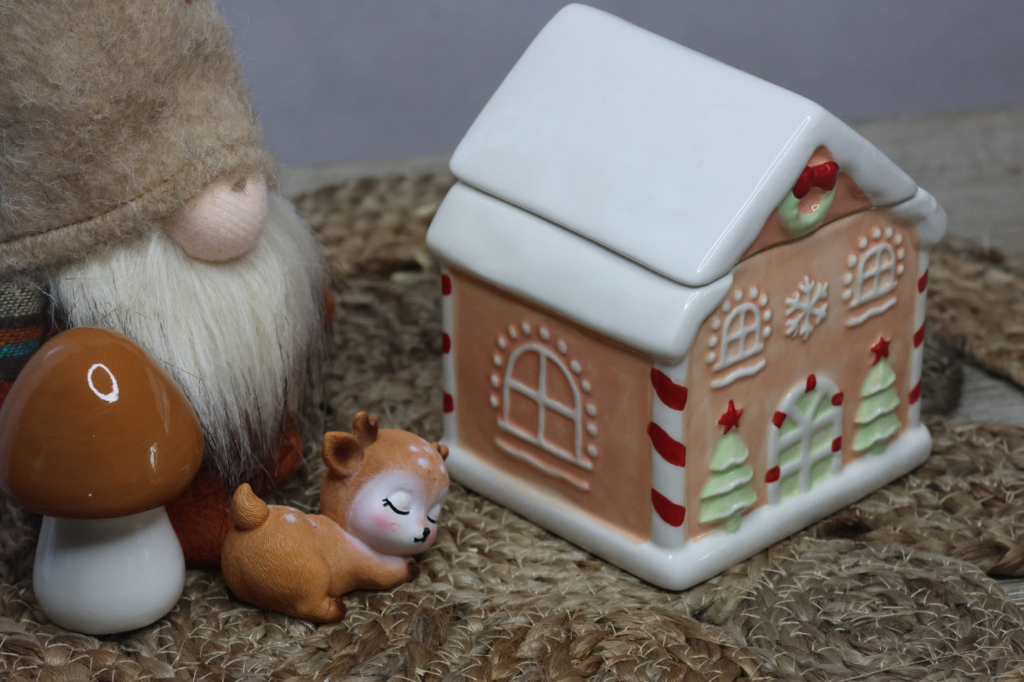 Bougie Maison de Noël