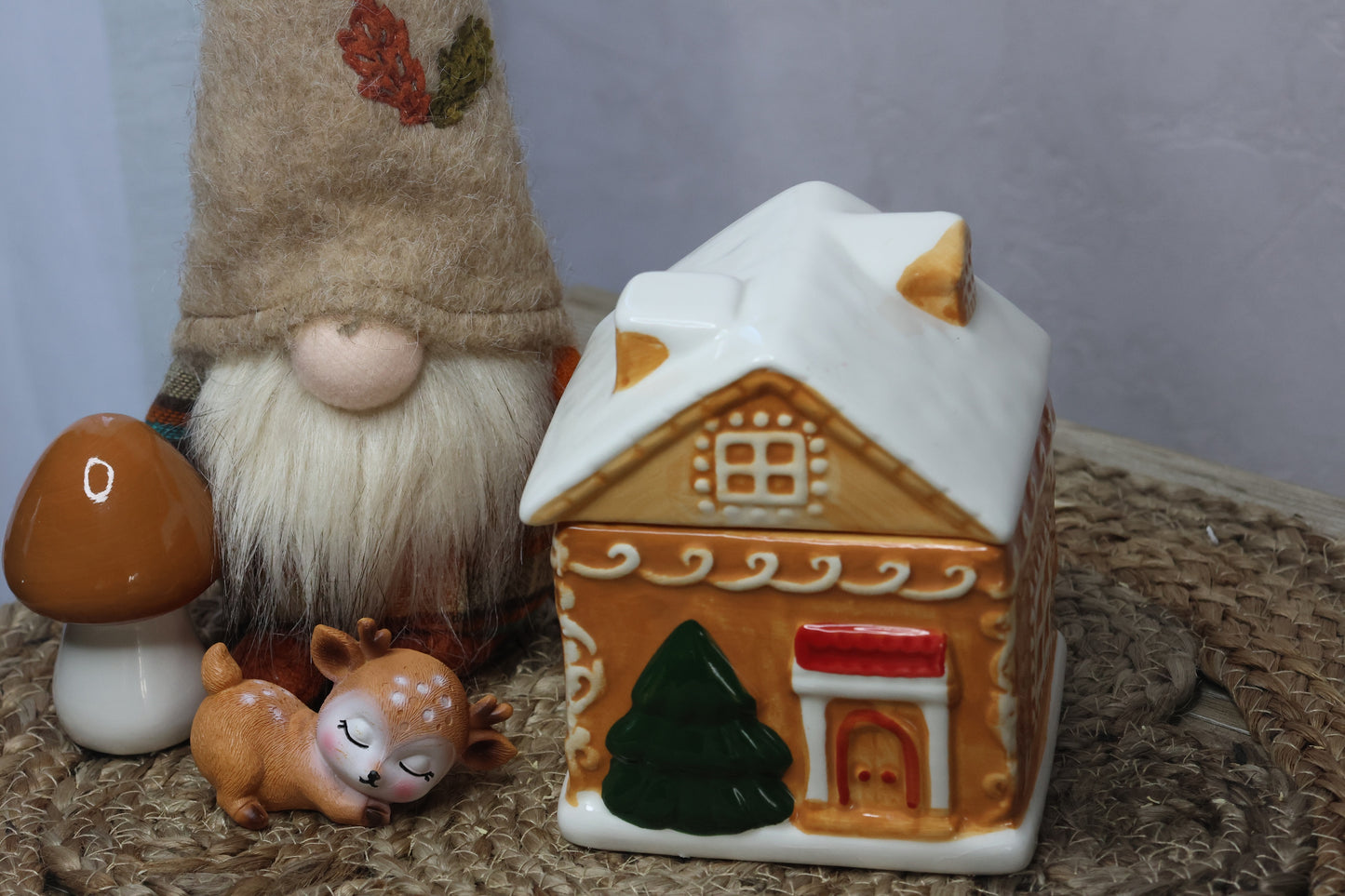 Bougie Maison de Noël