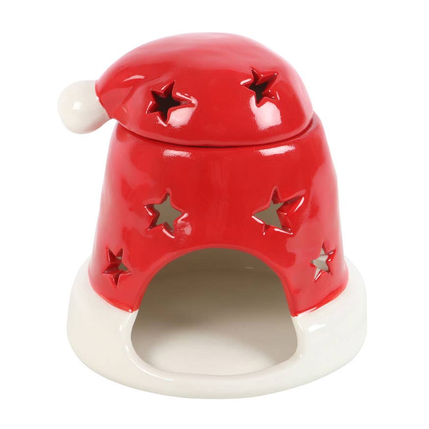 Brûleur chapeau de Noël rouge
