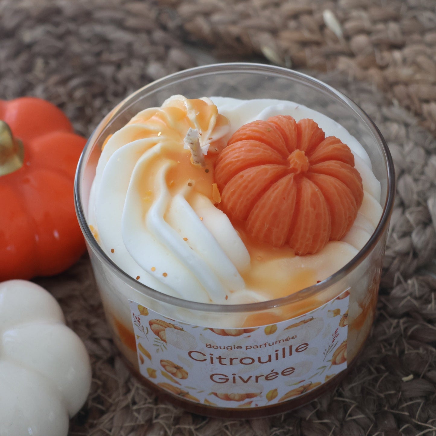 Bougie Citrouille Givrée - 180gr