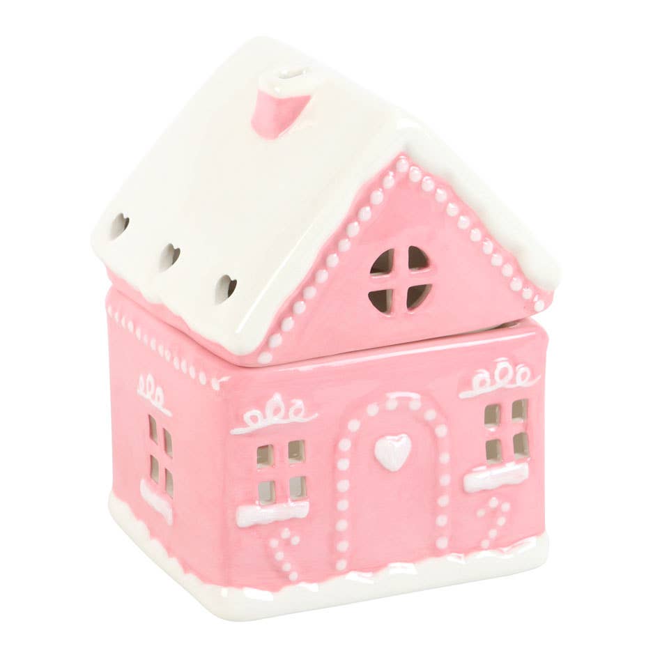 Brûleur de Noël Pink Gingerbread House