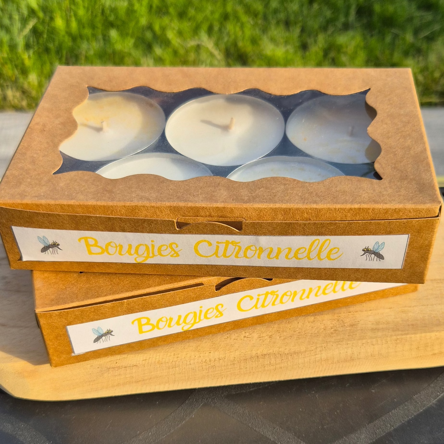 🦟🌿 Lot de 5 Bougies à la Citronnelle