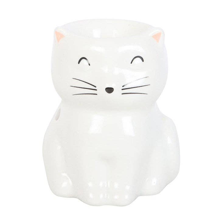 Brûleur Chat Heureux Blanc Something Different Wholesale