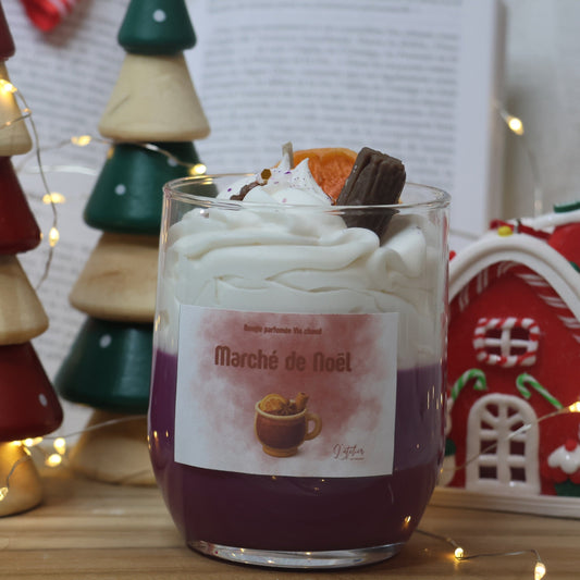 Marché de Noël – Bougie parfumée Vin Chaud