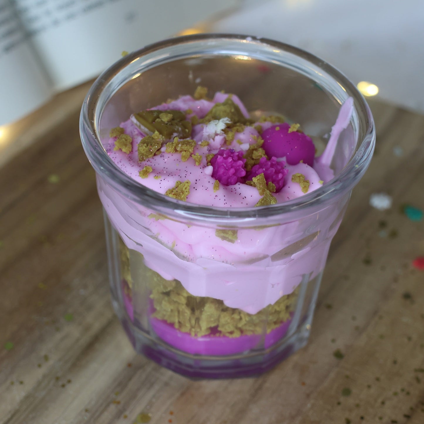 Pot - Bougie Framboise caramel