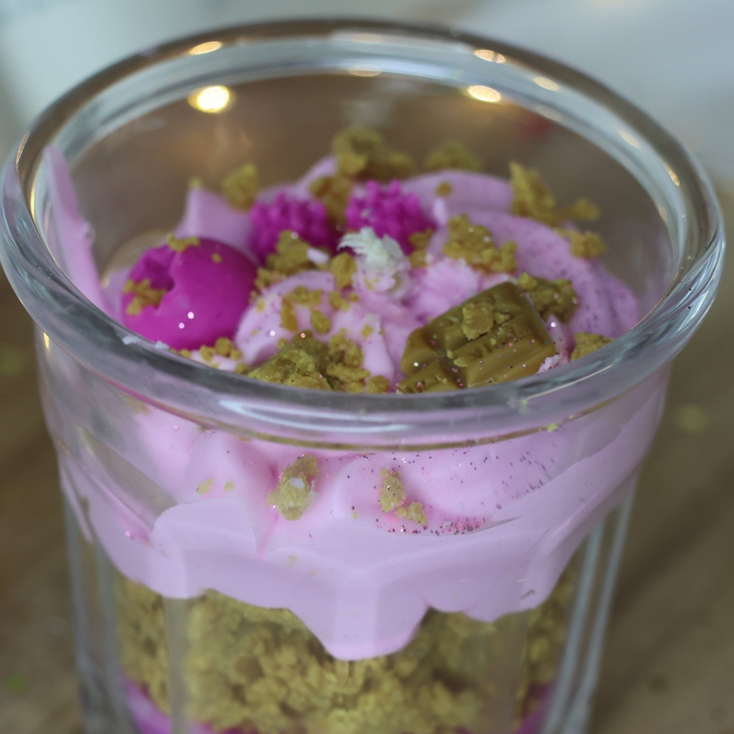 Pot - Bougie Framboise caramel