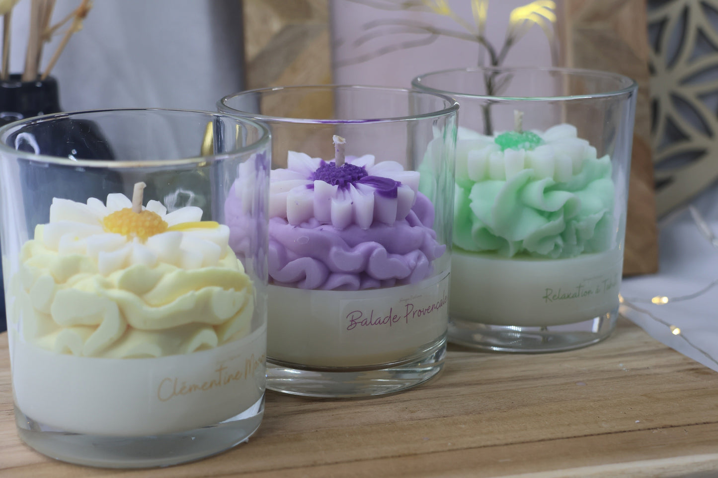 Collection Marguerite – Bougie 165 g L'atelier de Gwend