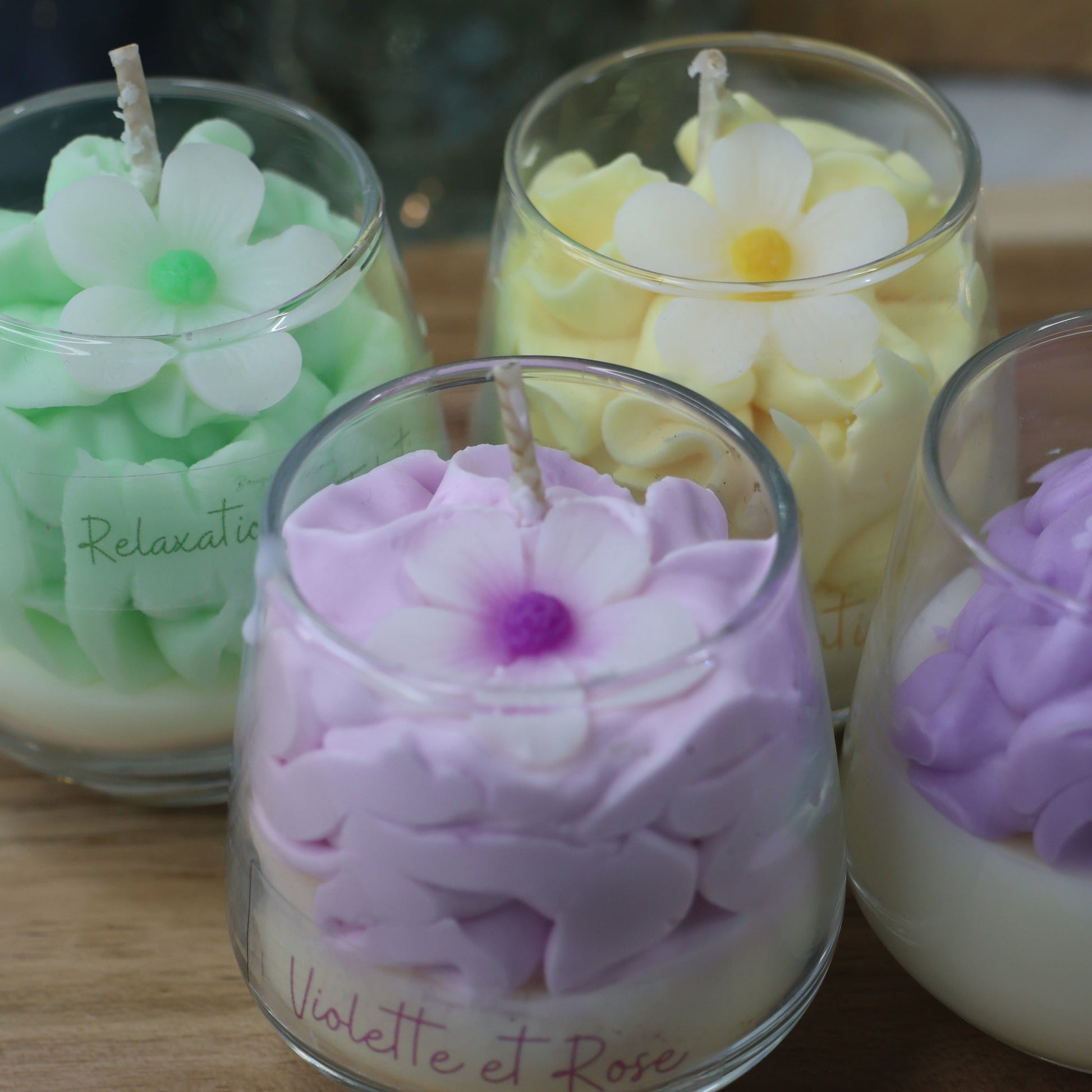 Collection Mini Marguerite – Bougie 60gr L'atelier de Gwend