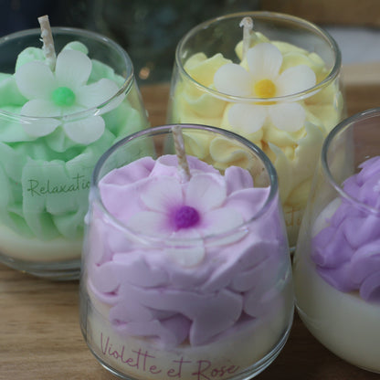 Collection Mini Marguerite – Bougie 60gr L'atelier de Gwend