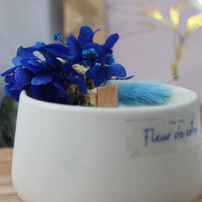 Bougie avec Fleurs Séchées – 180gr L'atelier de Gwend
