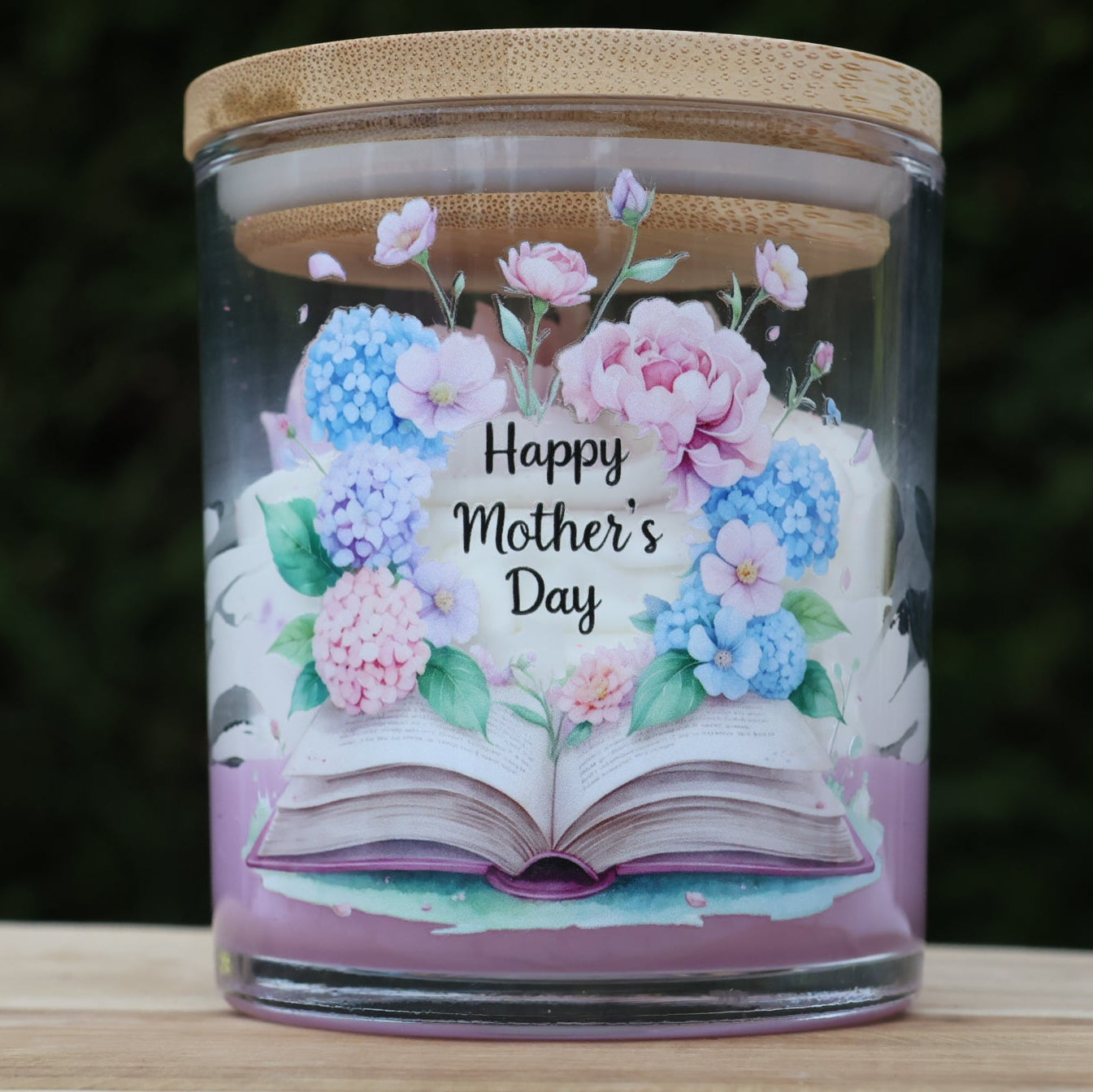 🌸 Bougie Violette & Rose – Édition Fête des Mères PROMO