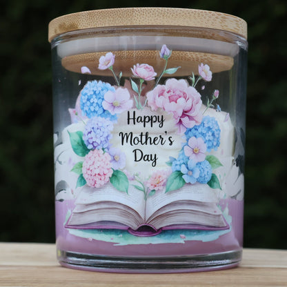 🌸 Bougie Violette & Rose – Édition Fête des Mères PROMO