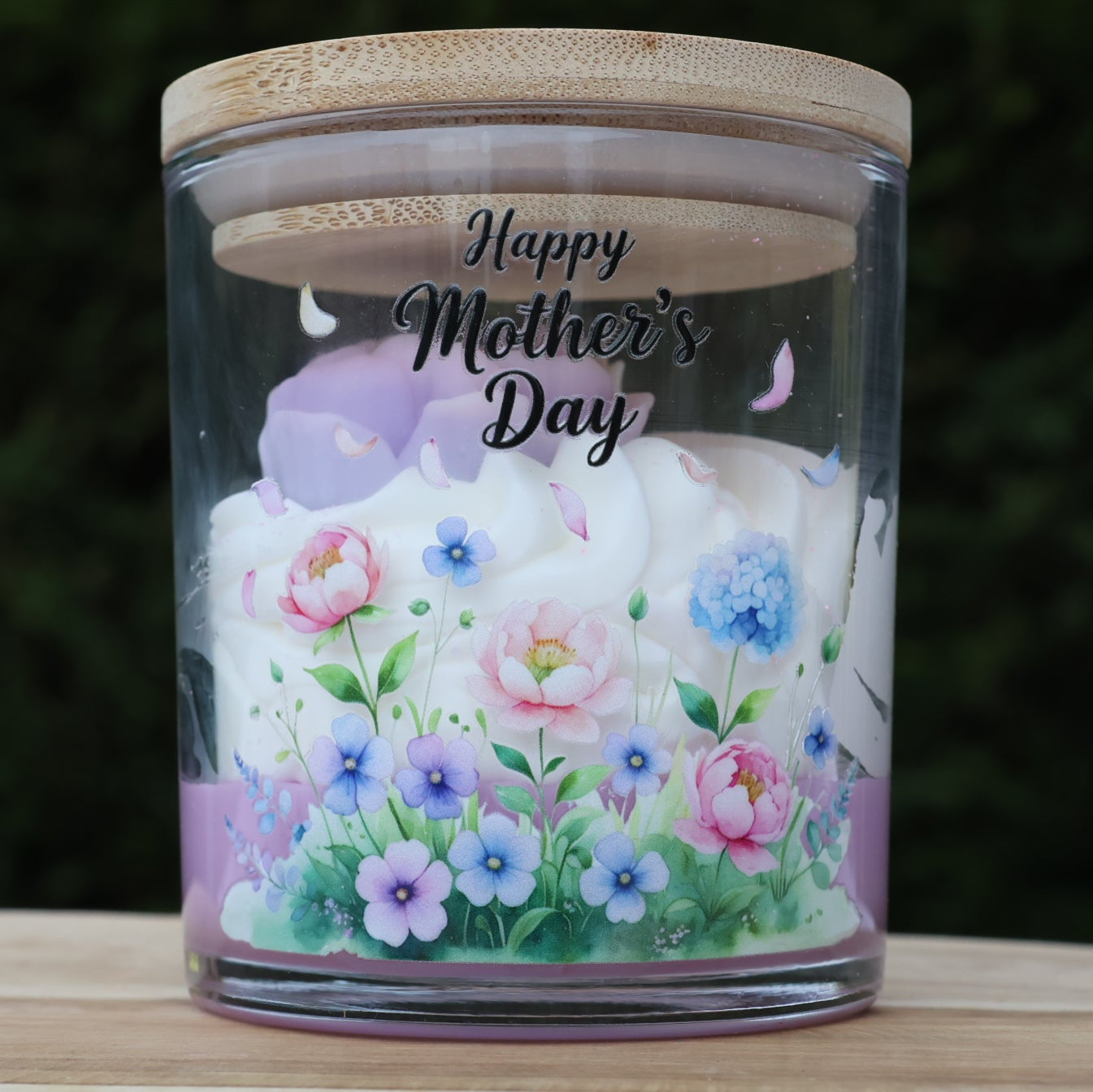 🌸 Bougie Violette & Rose – Édition Fête des Mères PROMO