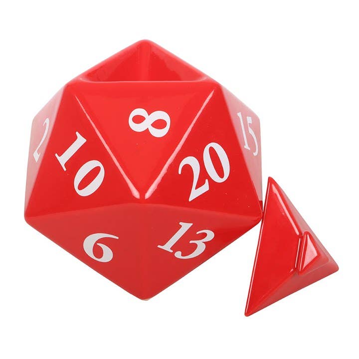 Brûleur en forme de dé de jeu D20 Something Different Wholesale