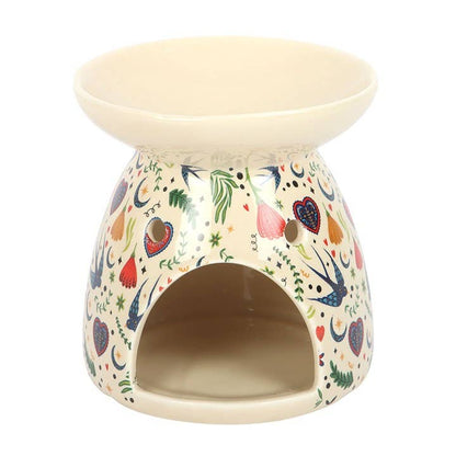 Brûleur imprimé Cream Midnight Bloom Something Different Wholesale