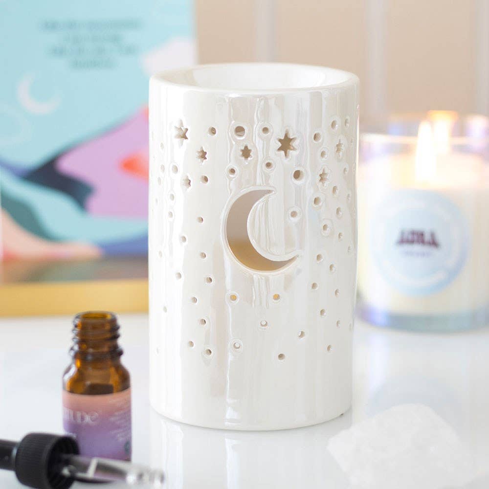 Brûleur lunaire blanc iridescent Something Different Wholesale