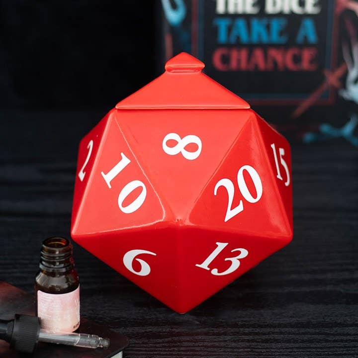 Brûleur en forme de dé de jeu D20 Something Different Wholesale