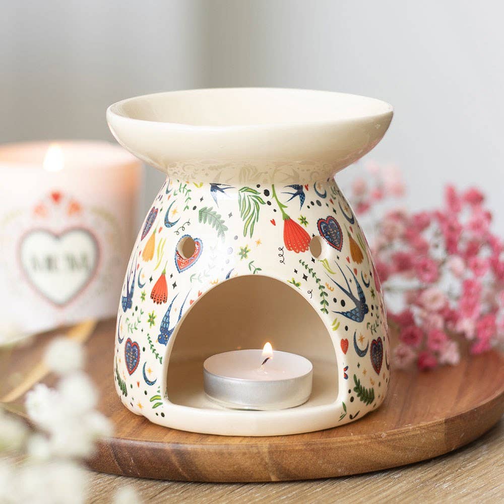 Brûleur imprimé Cream Midnight Bloom Something Different Wholesale