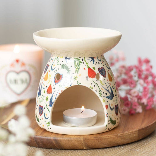 Brûleur imprimé Cream Midnight Bloom Something Different Wholesale