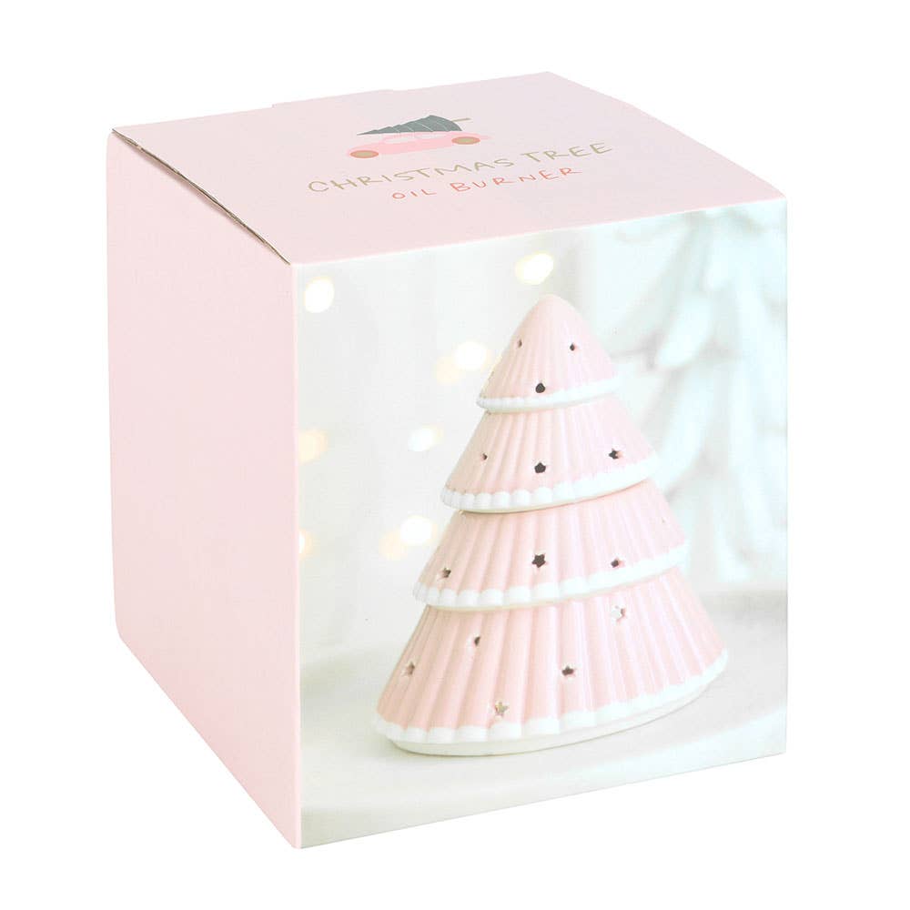 Brûleur sapin de Noël rose