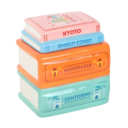 Brûleur « Pile de livres de voyage »