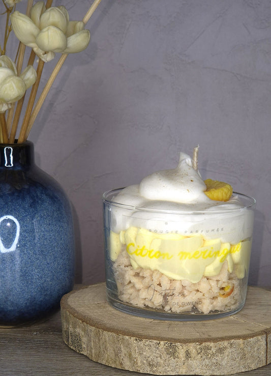 Bougie parfumée – Citron Meringué