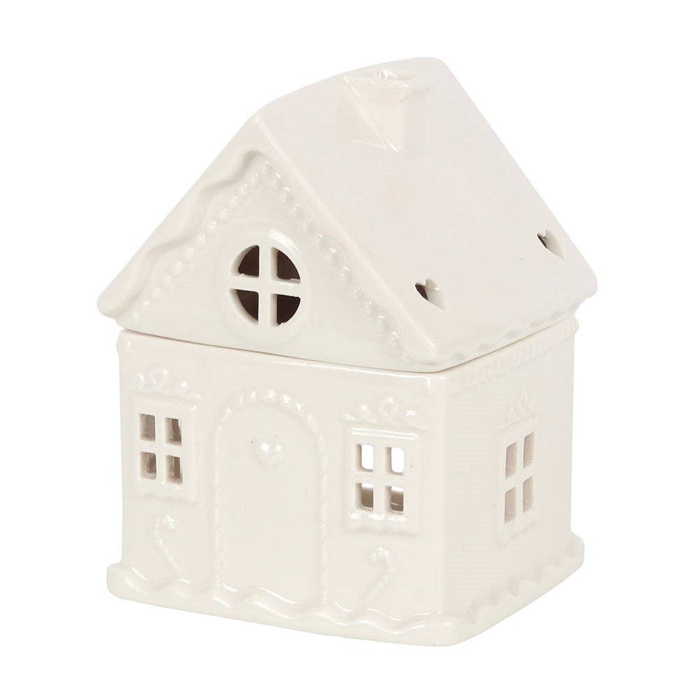 Brûleur White Gingerbread House Something Different Wholesale