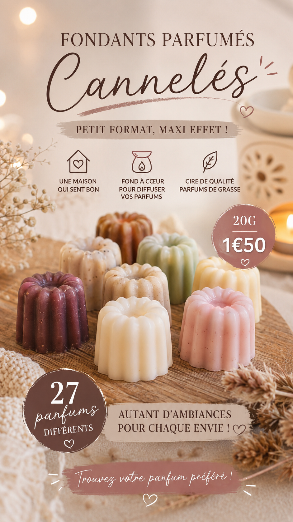 Les Cannelés Parfumés