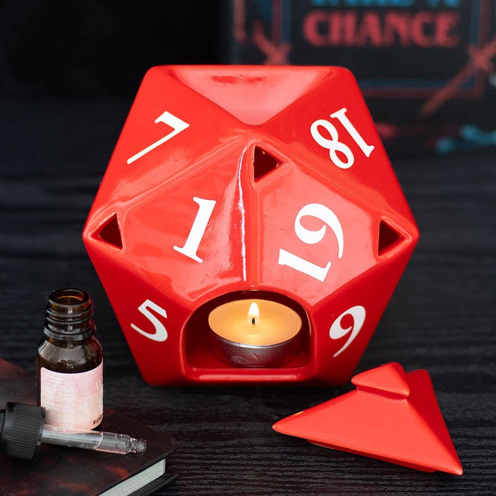 Brûleur en forme de dé de jeu D20 Something Different Wholesale
