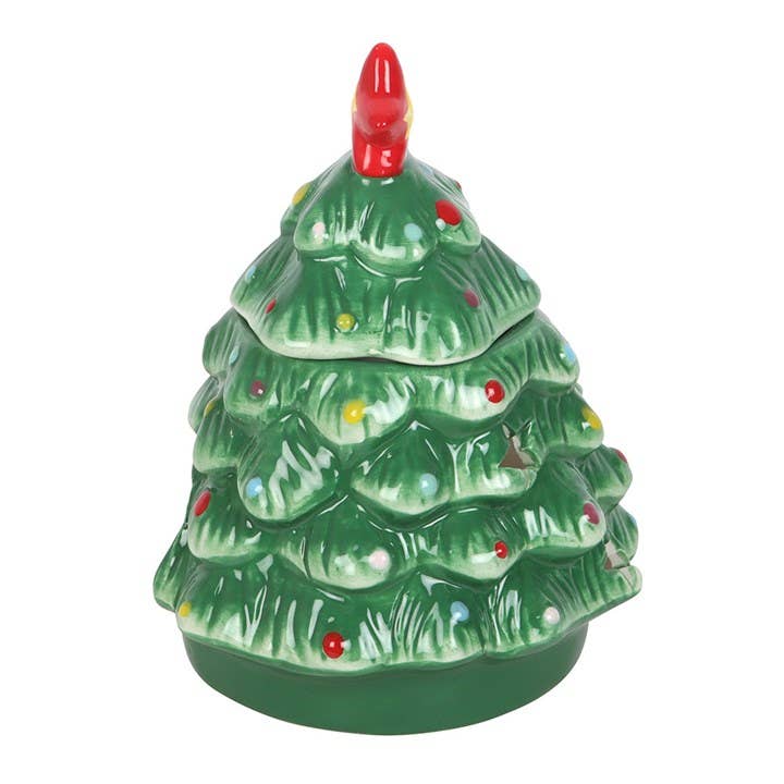 Bruleur en céramique sapin de Noël nostalgique
