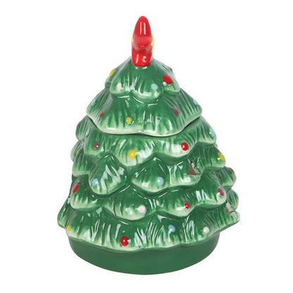 Bruleur en céramique sapin de Noël nostalgique
