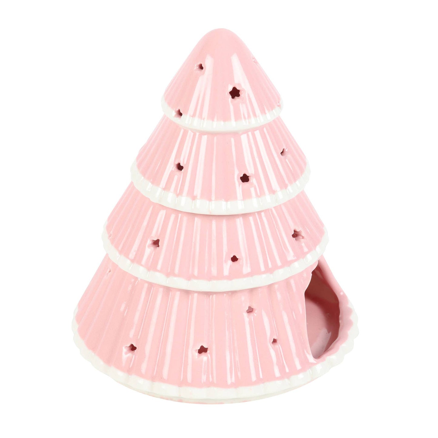 Brûleur sapin de Noël rose