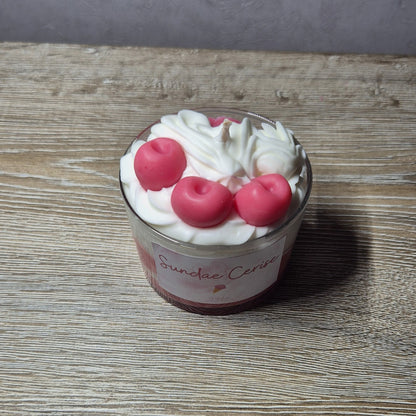 Bougie Sundae Cerise