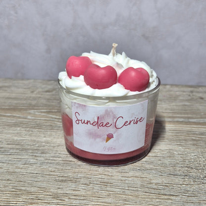 Bougie Sundae Cerise