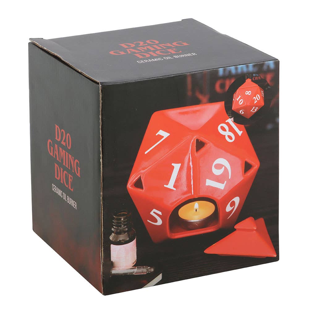 Brûleur en forme de dé de jeu D20 Something Different Wholesale