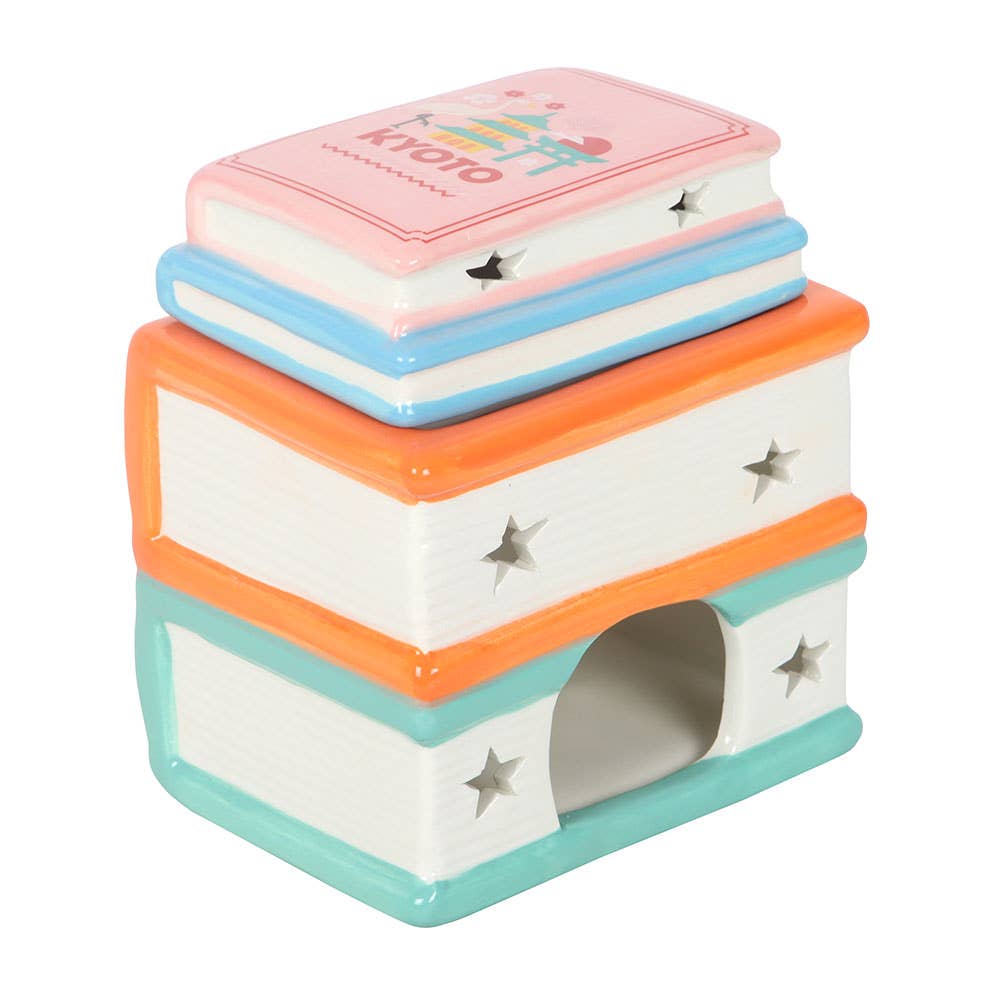 Brûleur « Pile de livres de voyage »
