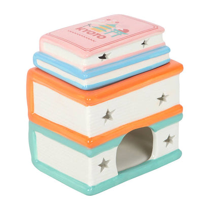 Brûleur « Pile de livres de voyage »