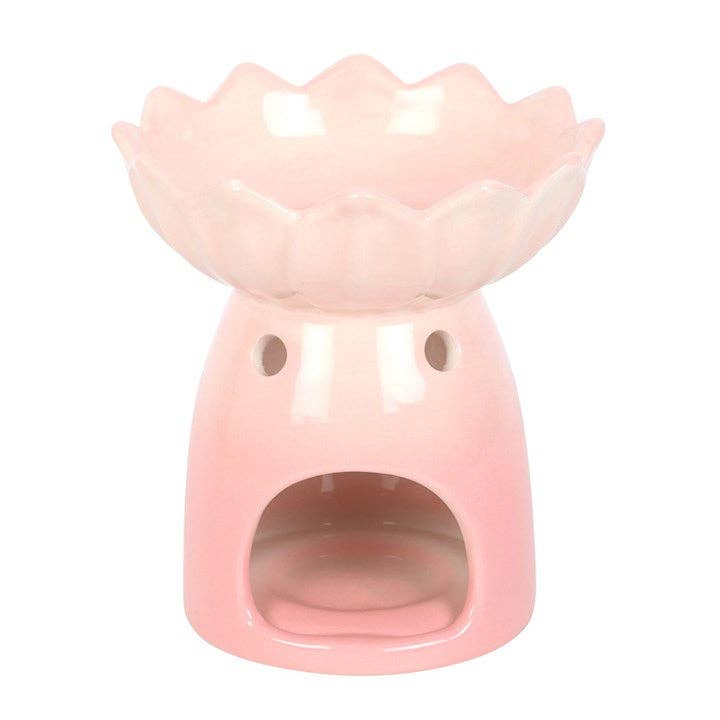 Brûleur en forme de nénuphar rose