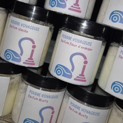 Poudre voyageuse - Poudre aspirateur parfumée